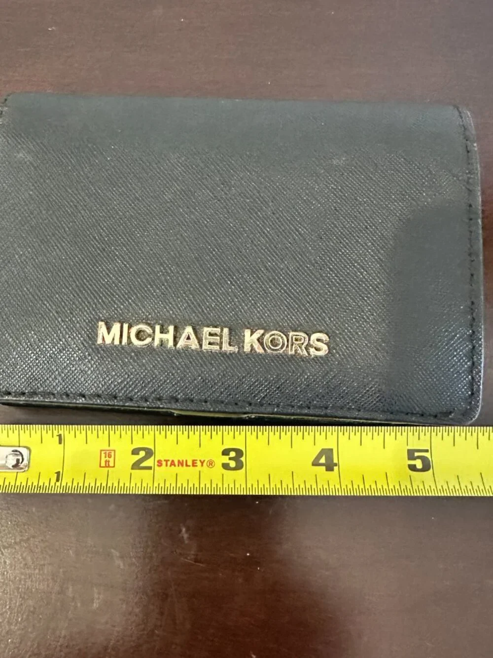Michael KORS Men’s Bifold Black Saffiano Leather Wallet